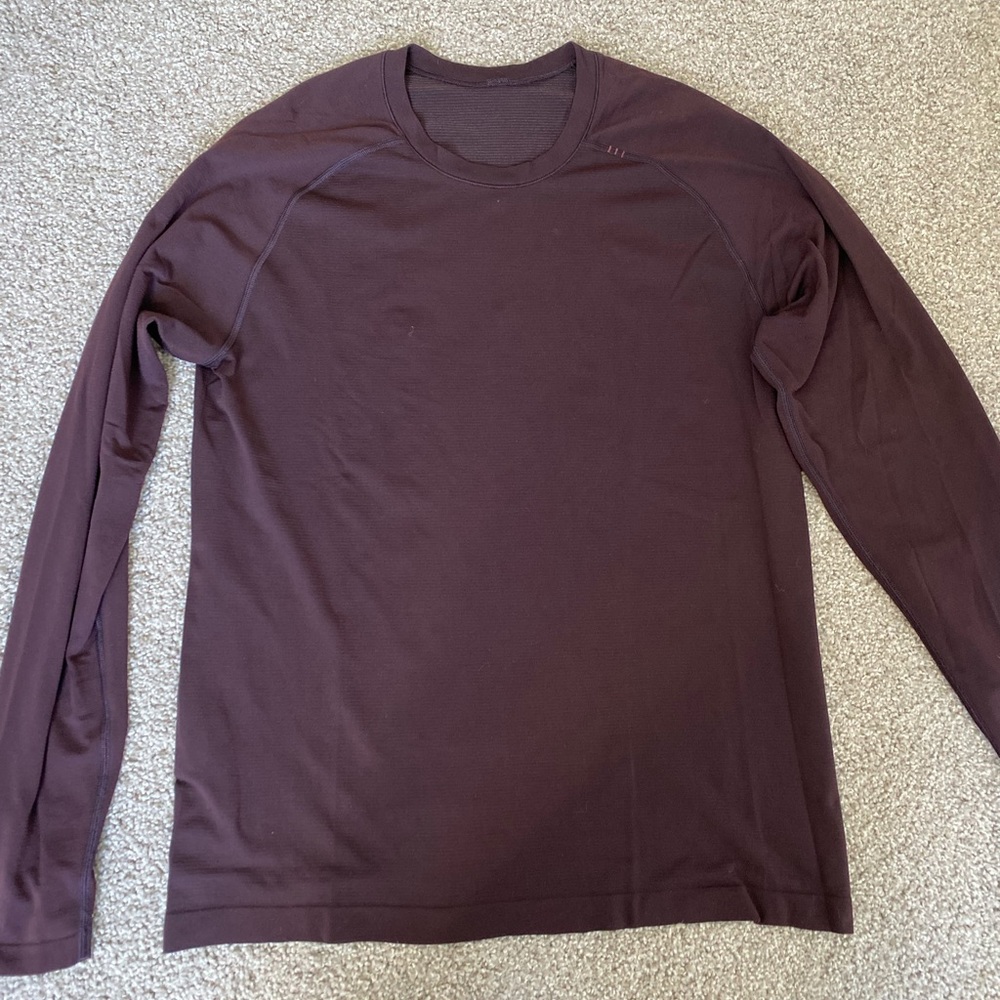 Mens Metal Vent Tech Long Sleeve Shirt (L)